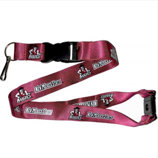 New Mexico State Aggies Lanyard Keychain ID Holder NCAA Fan Accessory - Red