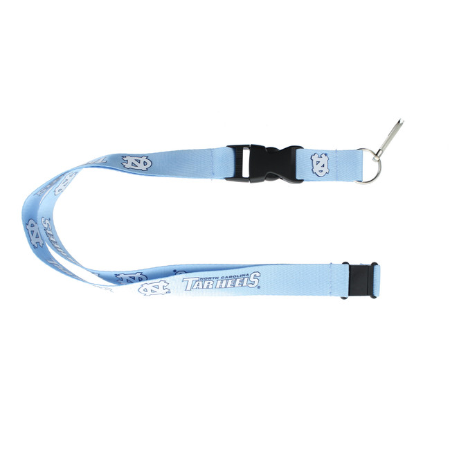 North Carolina Tar Heels Lanyard Keychain ID Holder NCAA Fan Accessory Blue