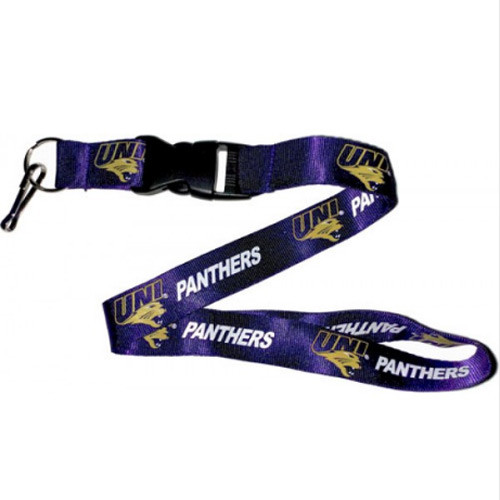 Northern Iowa Panthers Lanyard Keychain ID Holder NCAA Fan Accessory Purple