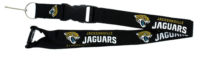 Jacksonville Jaguars Lanyard Keychain ID Holder NFL Fan Accessory Black