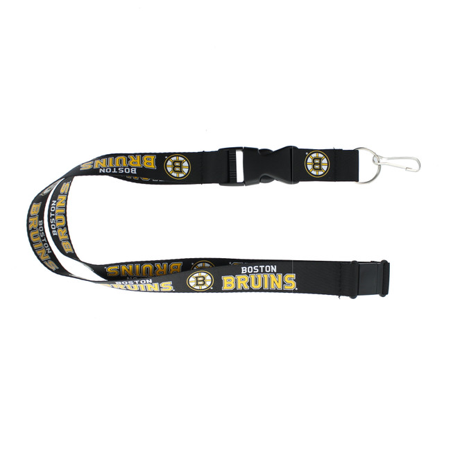 Boston Bruins Lanyard Keychain ID Holder NHL Fan Accessory Black