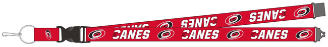 Carolina Hurricanes Lanyard Keychain ID Holder NHL Fan Accessory - Red