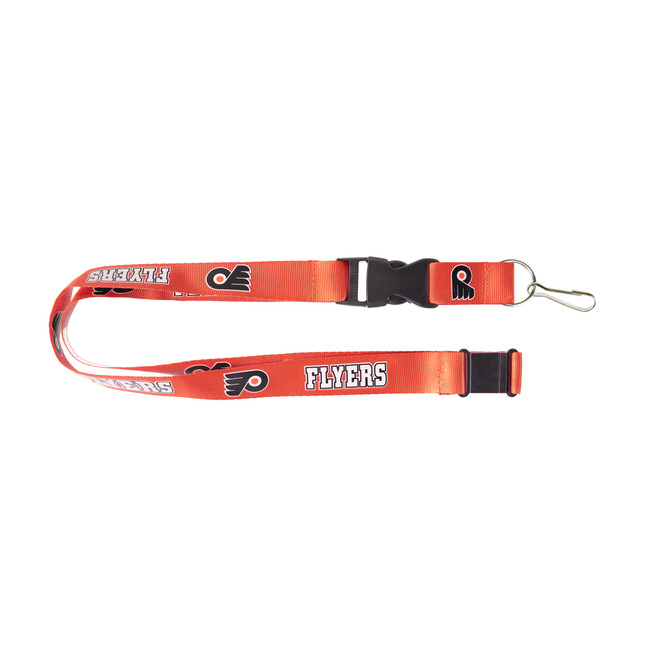 Philadelphia Flyers Lanyard Keychain ID Holder NHL Fan Accessory Orange