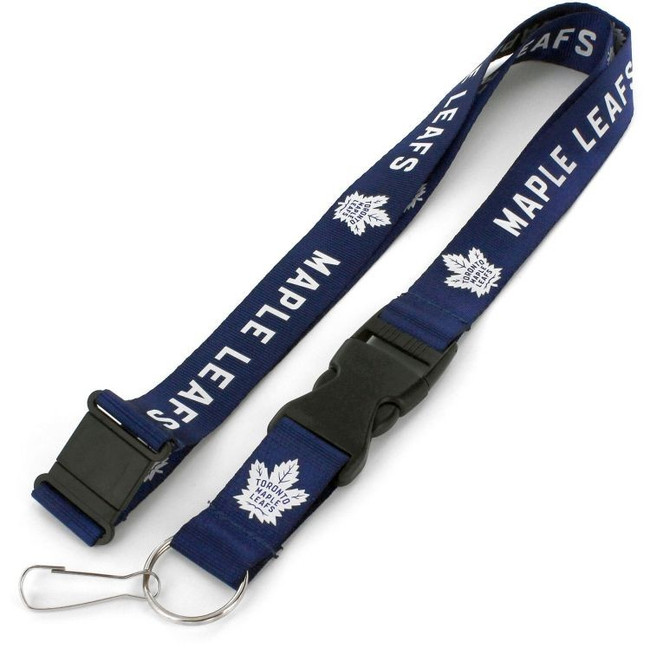 Toronto Maple Leafs Lanyard Keychain ID Holder NHL Fan Accessory Blue