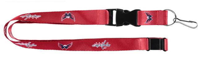 Washington Capitals Lanyard Keychain ID Holder NHL Fan Accessory Red