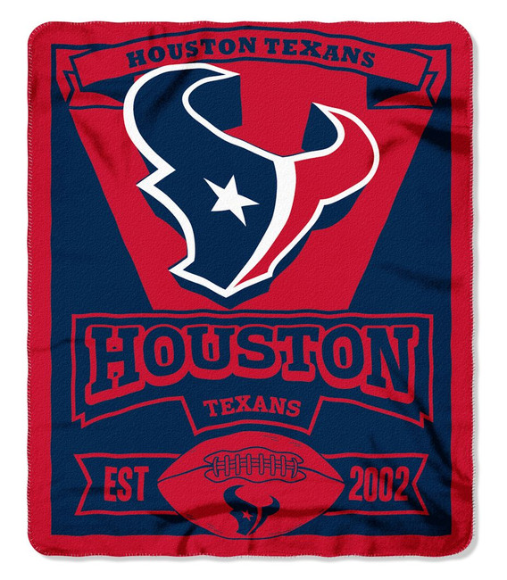 Houston Texans Blanket 50x60 Fleece Marque Design