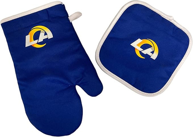 Los Angeles Rams Oven Mitt and Pot Holder Set