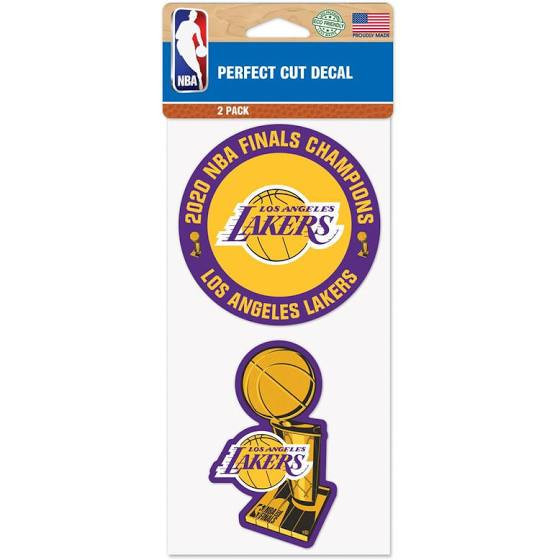 Los Angeles Lakers 2020 Championship 4X8 Decal