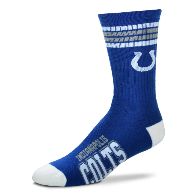 Indianapolis Colts 4 Stripe Deuce Socks Pair