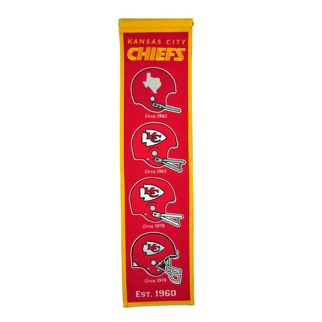 Kansas City Chiefs Winning Streak Heritage Banner