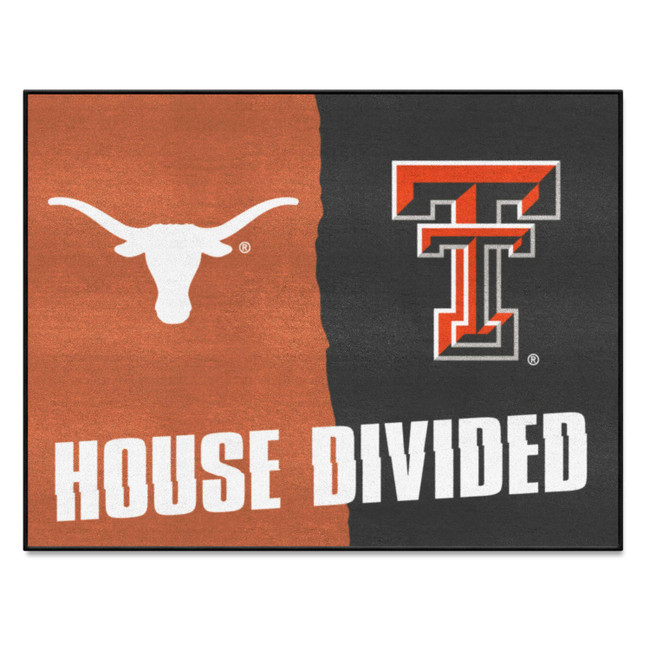 Texas / Texas Tech House Divided House Divided Rug - 34 in. x 42.5 in.