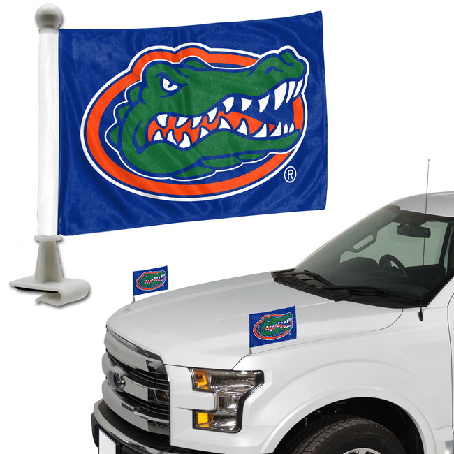 Florida Gators Ambassador Flags "Gator Head" Primary Logo 4 in. x 6 in. Set of 2