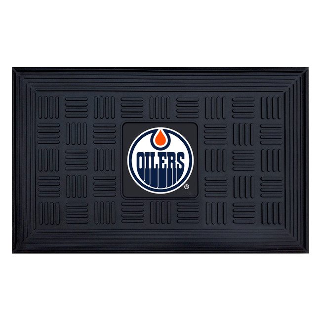 NHL - Edmonton Oilers Medallion Door Mat 19.5"x31.25"