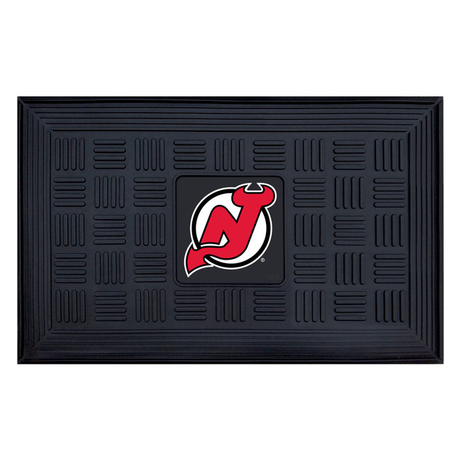 NHL - New Jersey Devils Medallion Door Mat 19.5"x31.25"