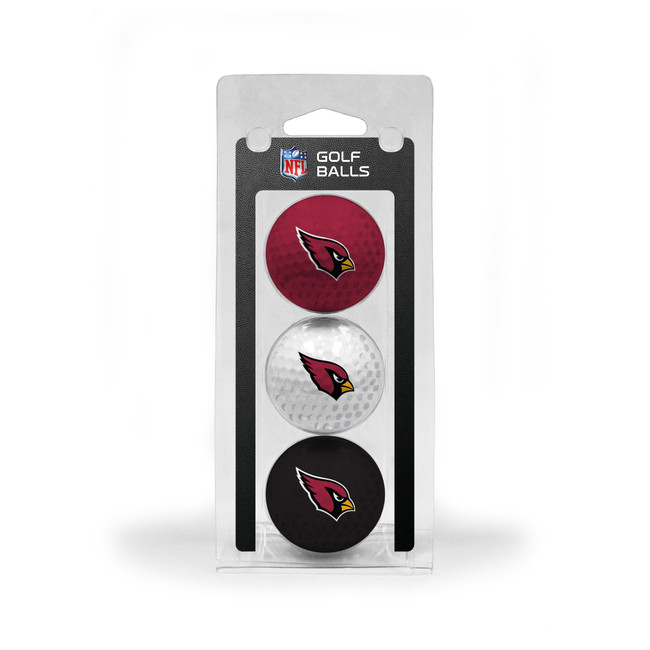 Arizona Cardinals 3 Golf Ball Pack
