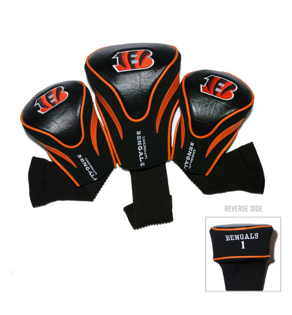 Cincinnati Bengals 3 Pack Contour Head Covers