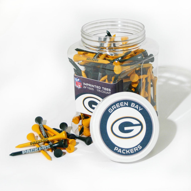 Green Bay Packers Jar Of 175 Golf Tees