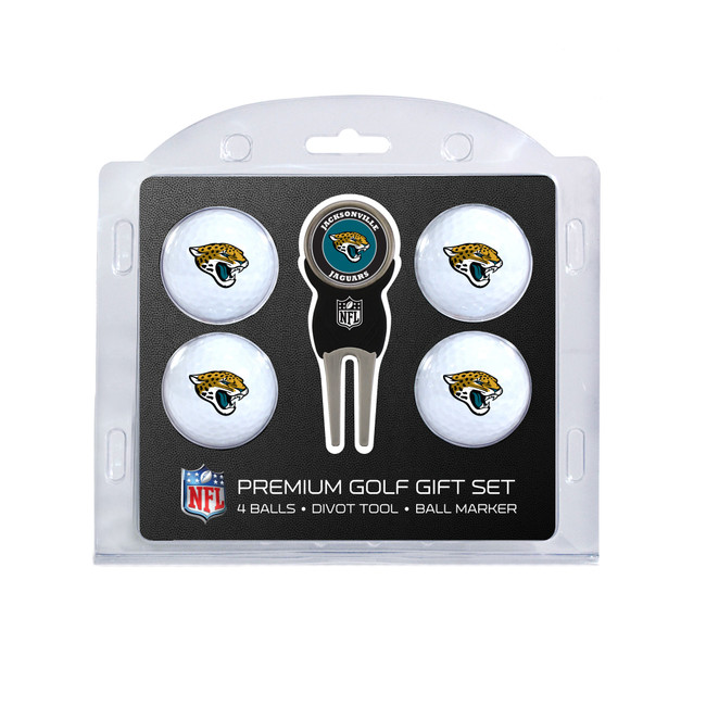 Jacksonville Jaguars 4 Golf Ball And Divot Tool Set