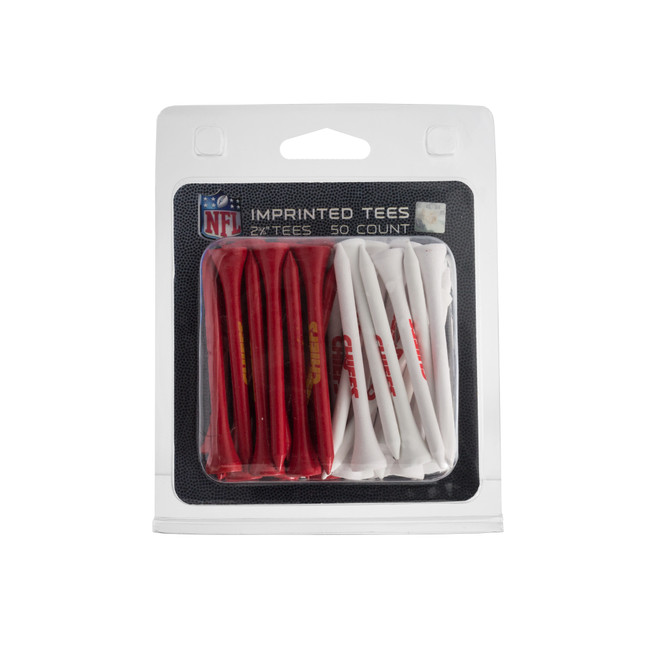 Kansas City Chiefs Pack Of 50 Golf Tees