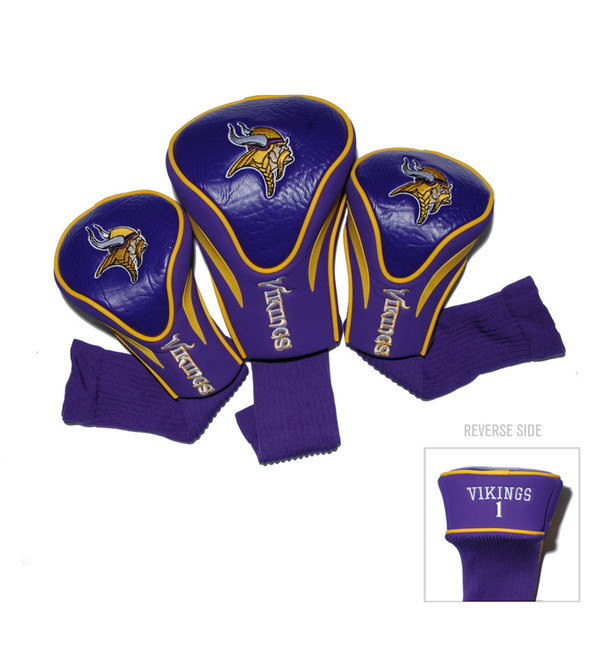 Minnesota Vikings 3 Pack Contour Head Covers