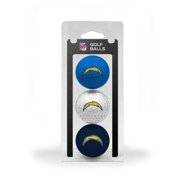 Los Angeles Chargers 3 Golf Ball Pack