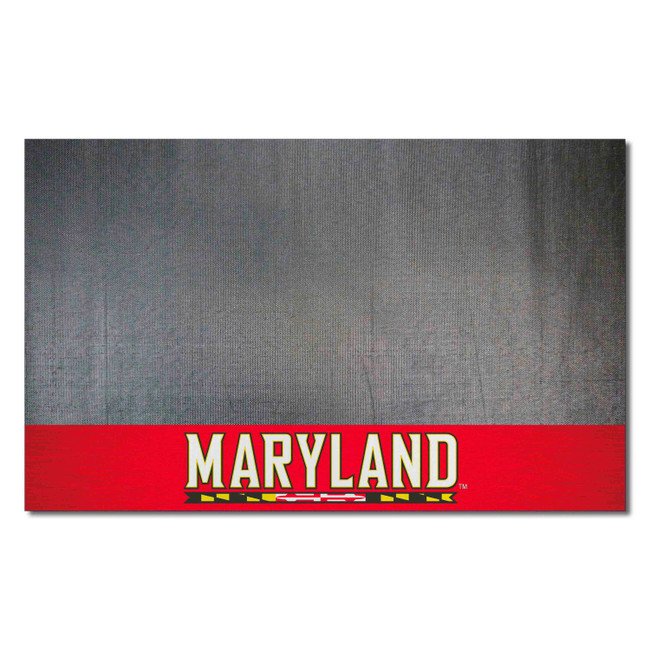 Maryland Terrapins Vinyl Grill Mat - 26in. x 42in.