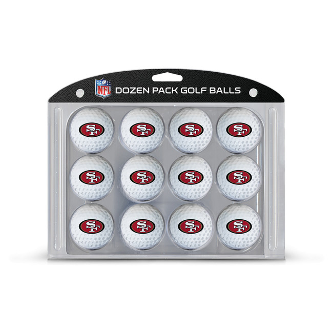 San Francisco 49ers Golf Balls, 12 Pack