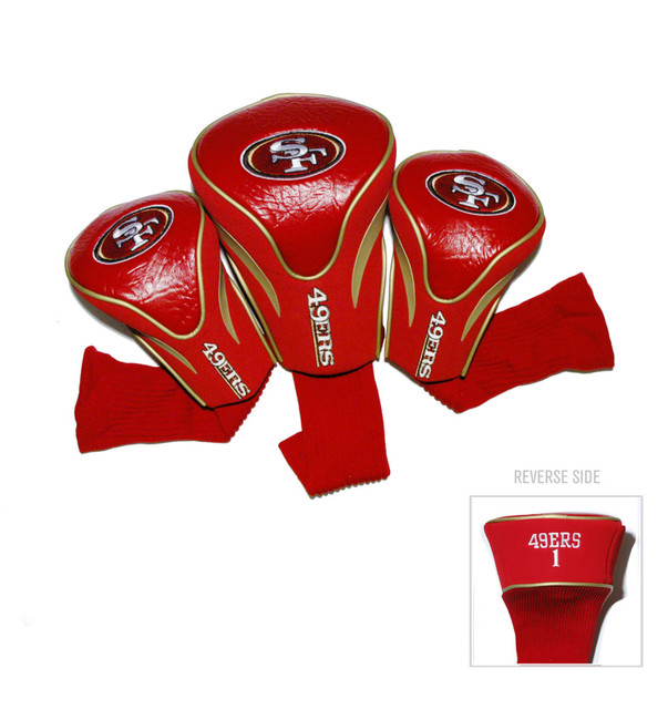 San Francisco 49ers 3 Pack Contour Head Covers