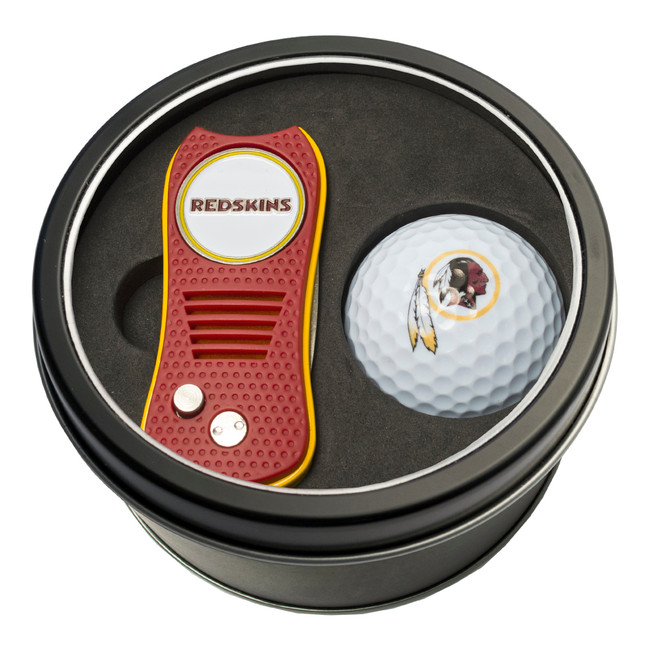Washington Commanders Tin Gift Set with Switchfix Divot Tool and Golf Ball