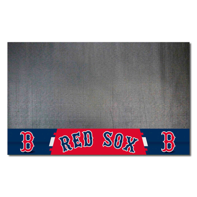 Boston Red Sox Grill Mat 26"x42" "Red Sox" Logo and "Boston Red Sox" Wordmark