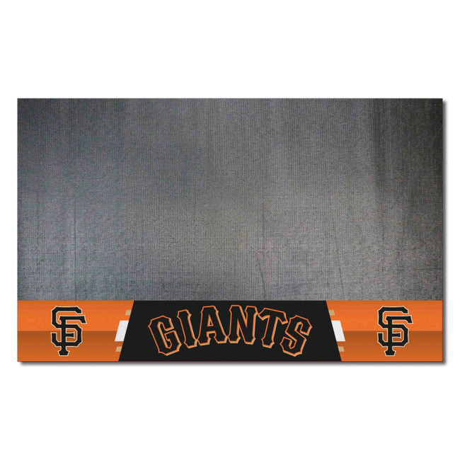 San Francisco Giants Grill Mat 26"x42" "SF" Logo and "San Francisco Giants" Wordmark