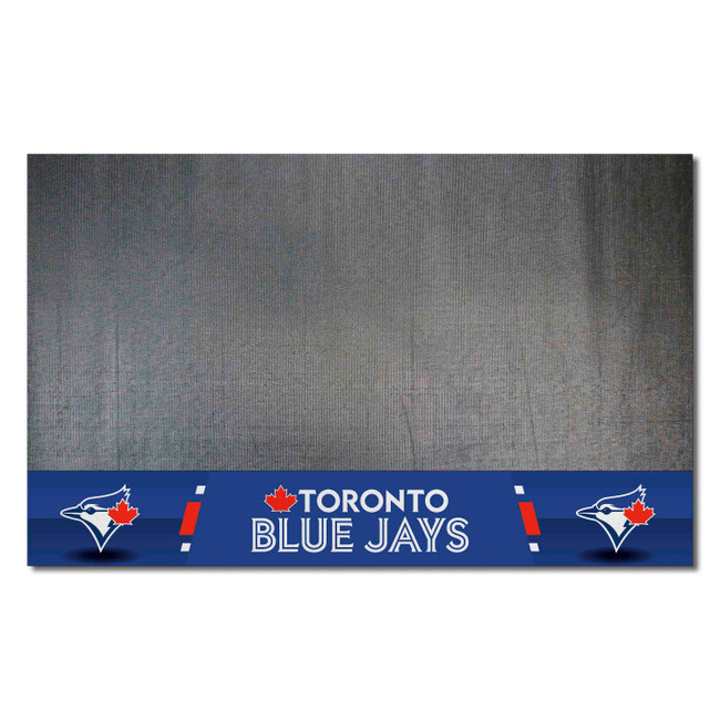 Toronto Blue Jays Grill Mat 26"x42" "Blue Jay Head" Logo and Wordmark