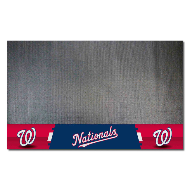Washington Nationals Grill Mat 26"x42" "W" Logo and "Washington" Wordmark