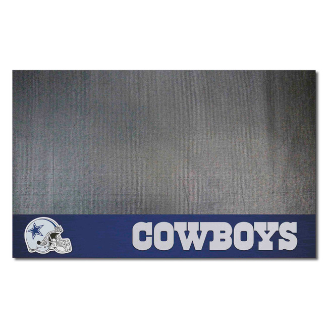 Dallas Cowboys Vinyl Grill Mat - 26in. x 42in. Star Primary Logo & Wordmark