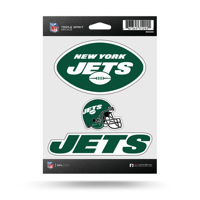 New York Jets Triple Spirit Stickers