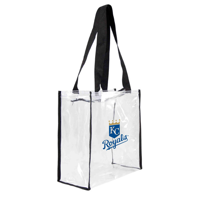 Kansas City Royals Clear Square Stadium Tote Bag MLB Approved Fan Bag