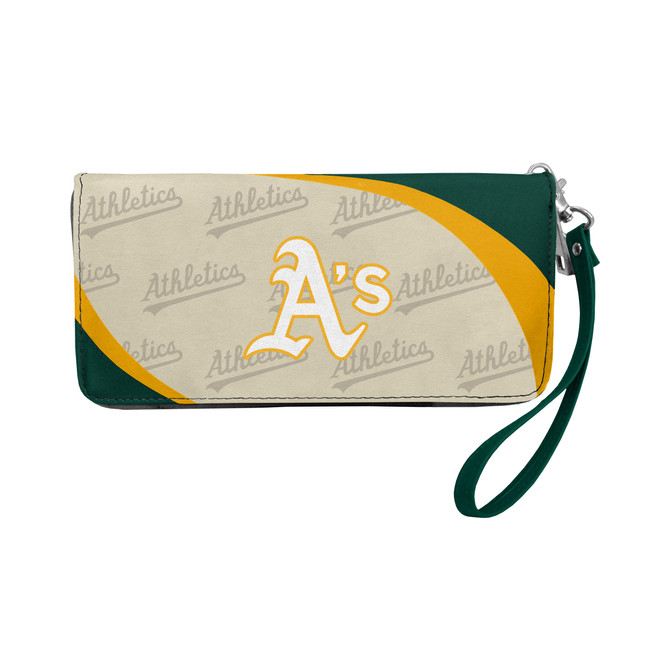 Oakland Athletics Curve Organizer Wallet MLB Fan Wallet Card Holder