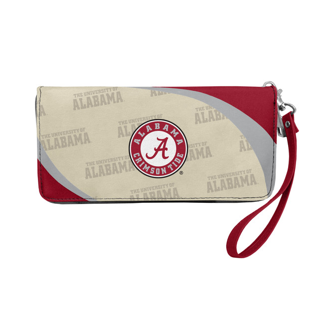 Alabama Crimson Tide Curve Organizer Wallet NCAA Fan Wallet Card Holder