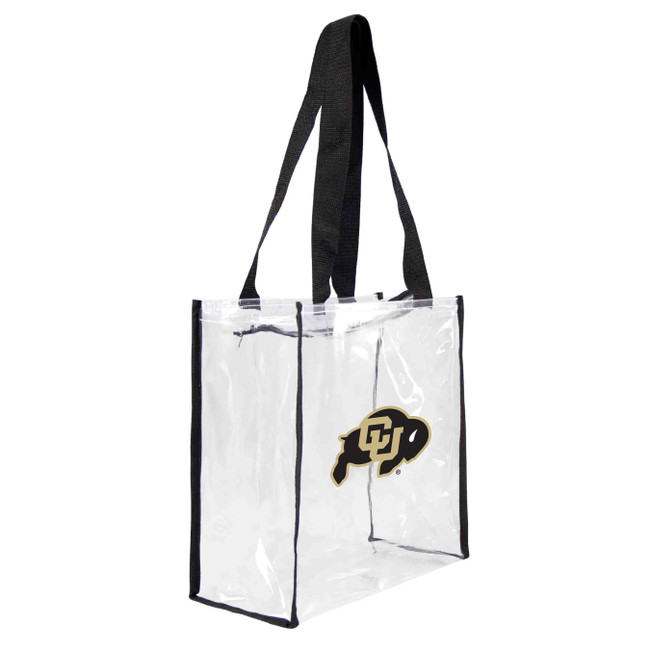 Colorado Buffaloes Clear Square Stadium Tote Bag NCAA Approved Fan Bag Tote
