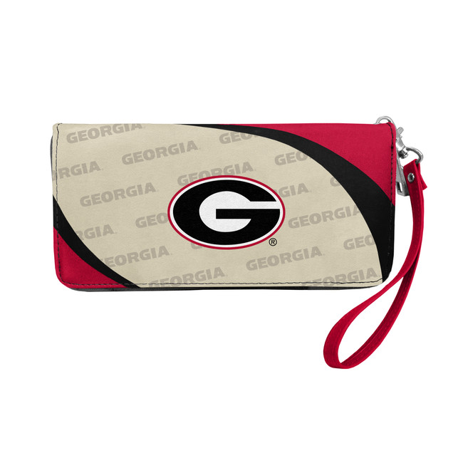 Georgia Bulldogs Curve Organizer Wallet NCAA Fan Wallet Card Holder