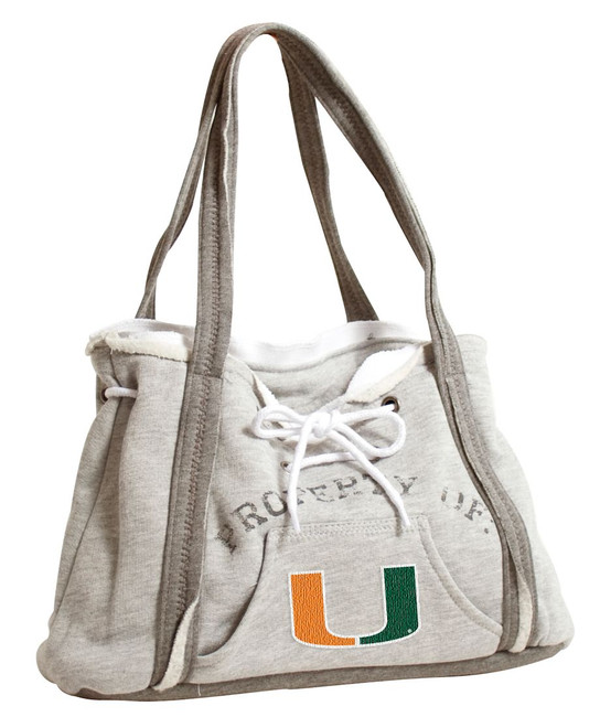 Miami Hurricanes Hoodie Purse NCAA Hoodie Bag Fan Gear