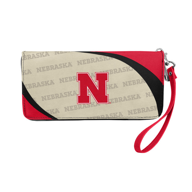 Nebraska Cornhuskers Curve Organizer Wallet NCAA Fan Wallet Card Holder