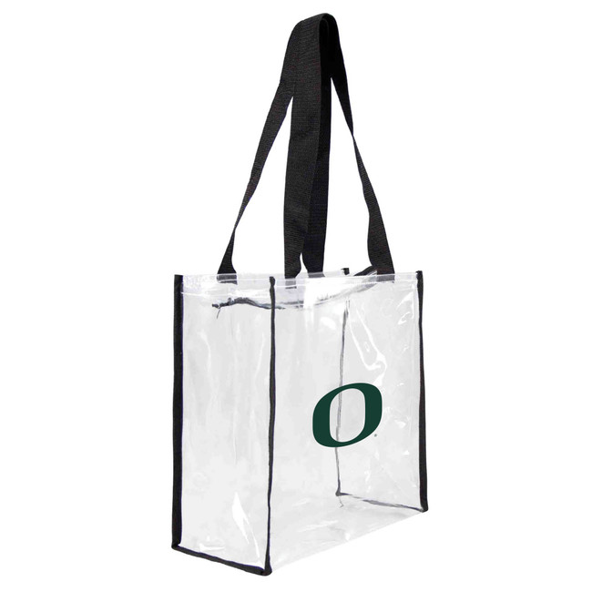 Oregon Ducks Clear Square Stadium Tote Bag NCAA Approved Fan Bag Tote