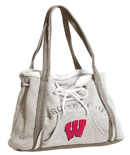 Wisconsin Badgers Hoodie Purse NCAA Hoodie Bag Fan Gear