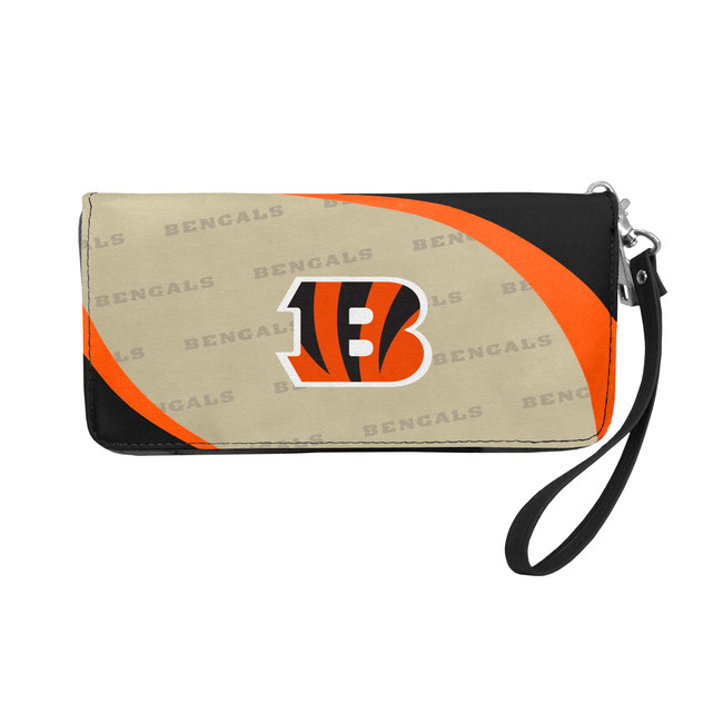 Cincinnati Bengals Curve Organizer Wallet NFL Fan Wallet Card Holder