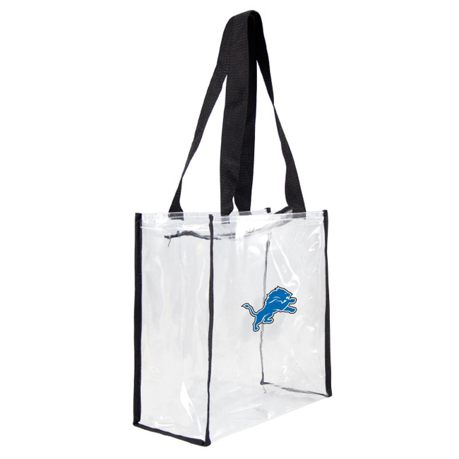 Detroit Lions Clear Square Stadium Tote Bag NFL Approved Fan Bag Tote