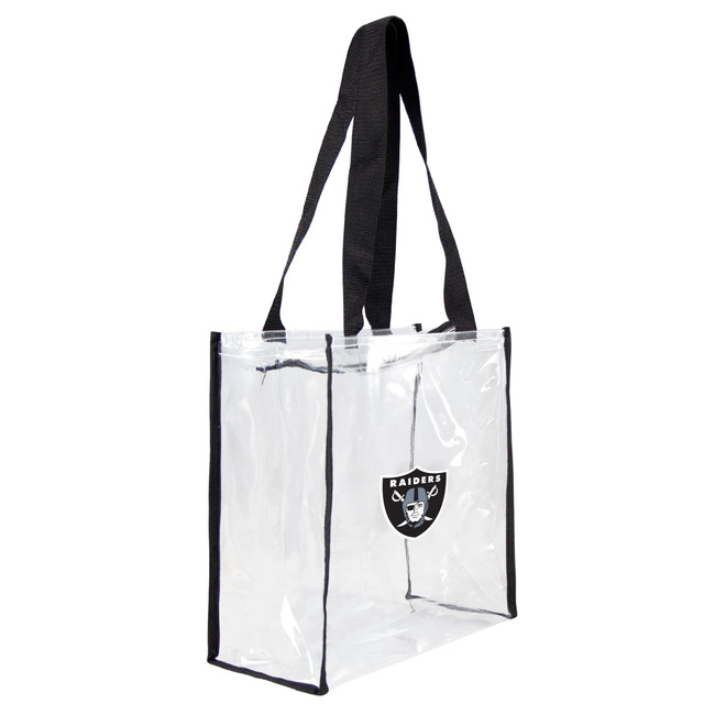 Las Vegas Raiders Clear Square Stadium Tote Bag NFL Approved Fan Bag Tote