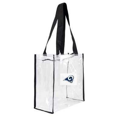 Los Angeles Rams Clear Square Stadium Tote Bag NFL Approved Fan Bag Tote