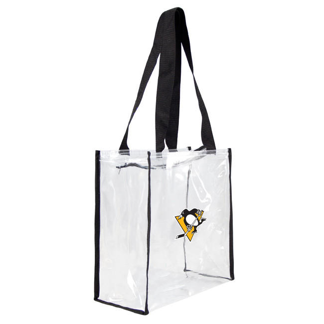 Pittsburgh Penguins Clear Square Stadium Tote Bag NHL Approved Fan Bag Tote