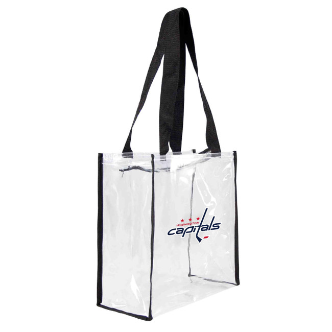 Washington Capitals Clear Square Stadium Tote Bag NHL Approved Fan Bag Tote
